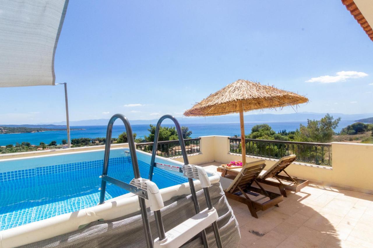 ポルト・ヘリ House With Amazing Ocean View And Patio - Poolヴィラ エクステリア 写真